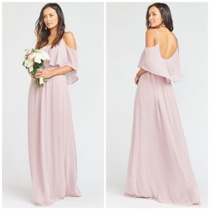 Show me Your Mumu Caitlin Ruffle Maxi Dress